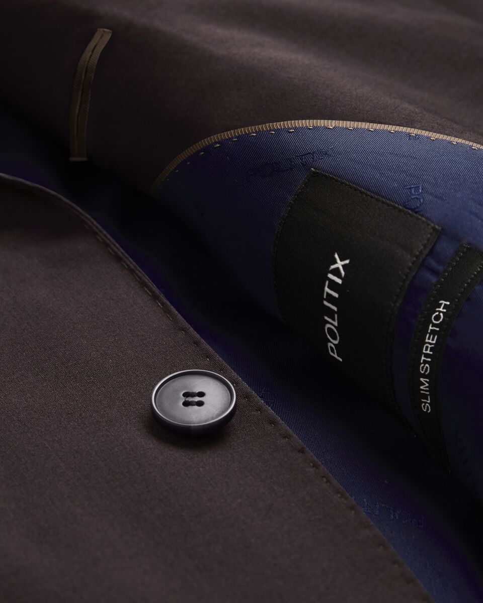 Slim Stretch Wool Tailored Jacket